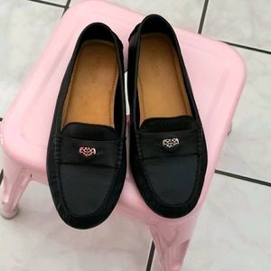 Coach leather driving shoes